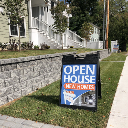 Open House New Homes Sign>