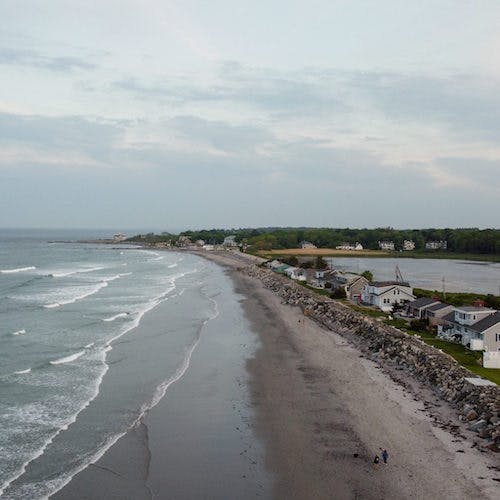 Jenness Beach in Rye>