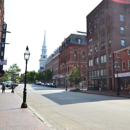 Street in Portsmouth NH>