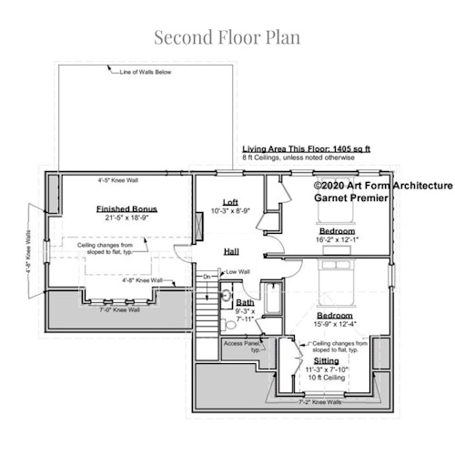 Garnet Premier second floor layout